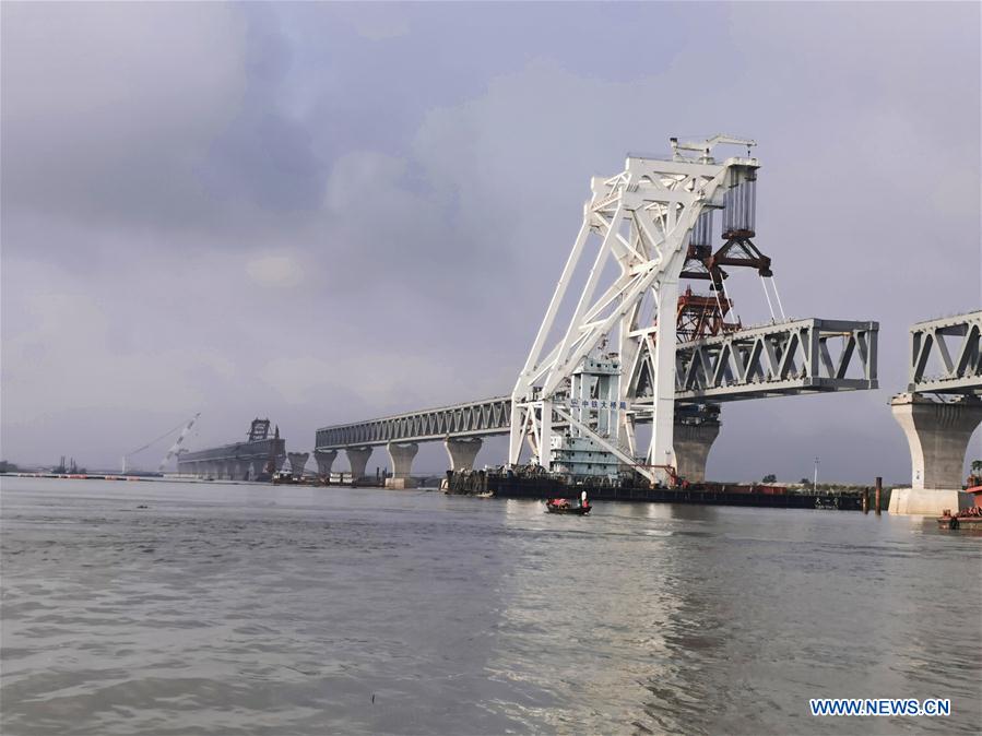 29th Span Installed In Construction Of Bangladesh’s Padma Bridge