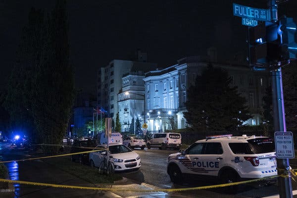 Man arrested after shooting at Cuban embassy in Washington