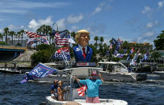 ‘Trumptillas,’ or pro-Trump flotillas, celebrate president’s birthday in Florida