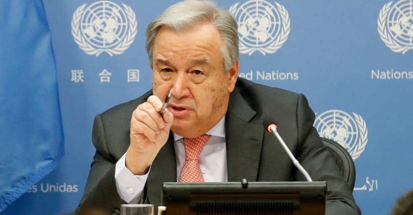 UN Chief Asks Entire World To Change Course On Environment