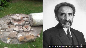 Ethiopia unrest: Statue of former leader Haile Selassie destroyed in London park