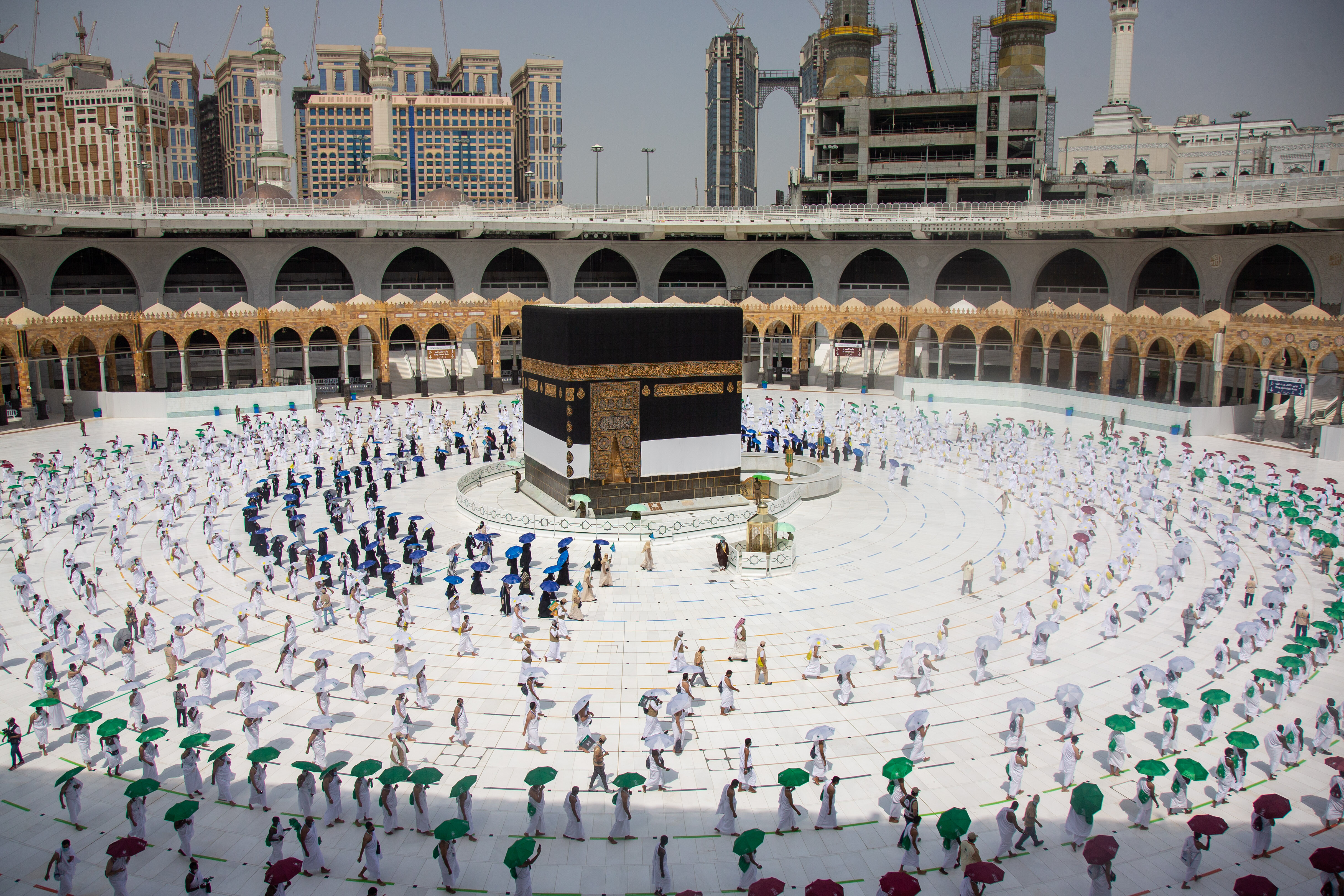 Haj begins amid strict health precautions
