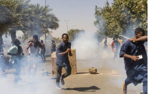Mali police fire gunshots and tear gas to disperse protesters demanding resignation of president