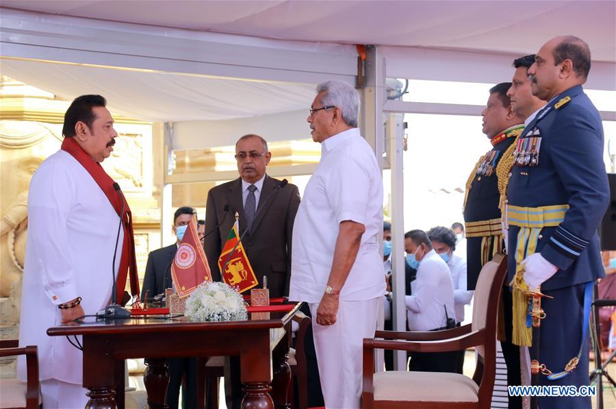 Mahinda Rajapaksa Sworn In As Sri Lanka’s New PM