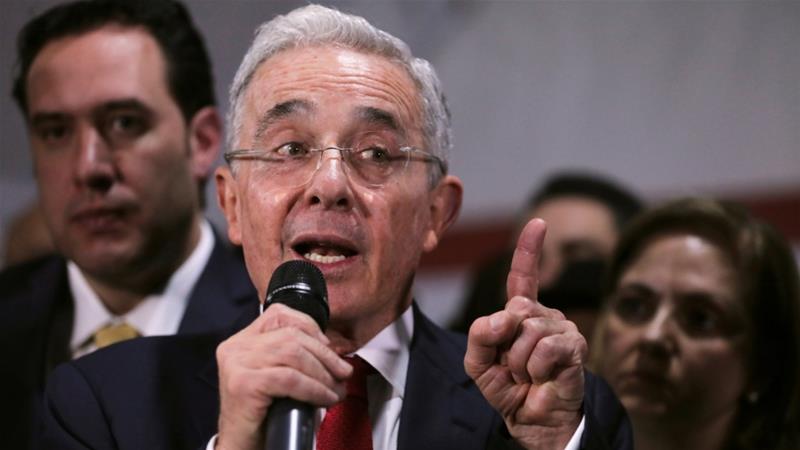 Colombian court orders house arrest for ex-president Uribe