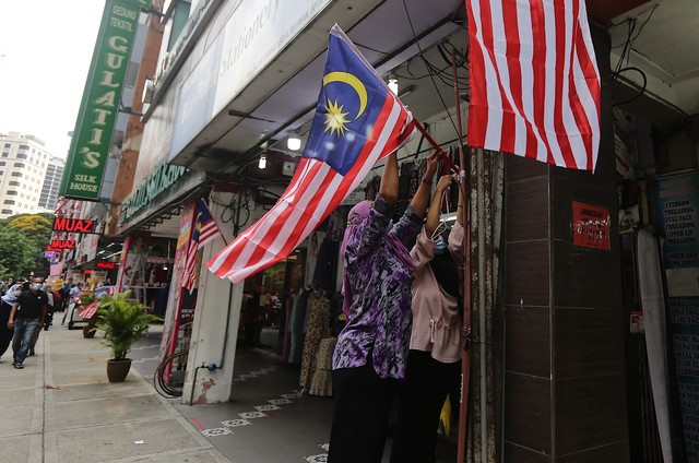 Malaysia sees a modest countdown to National Day