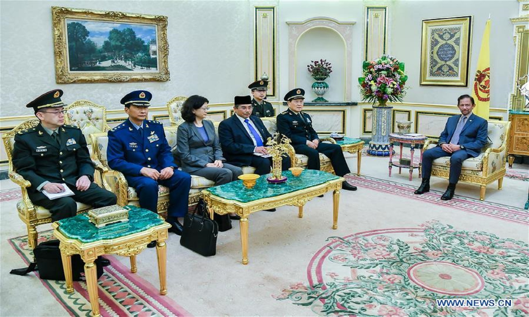 Brunei’s Sultan Meets Chinese Defence Minister On Ties, Cooperation