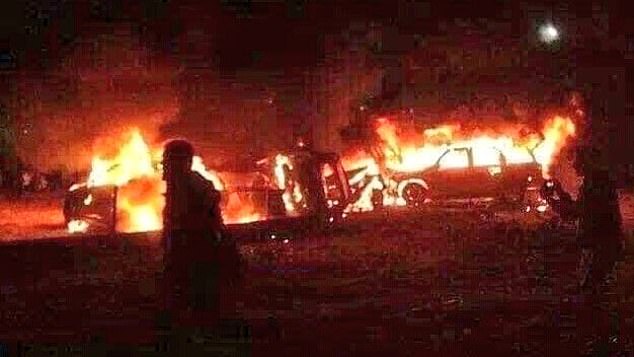 Roadside Bomb Hits U.S.-Led Coalition Convoy In North Of Baghdad