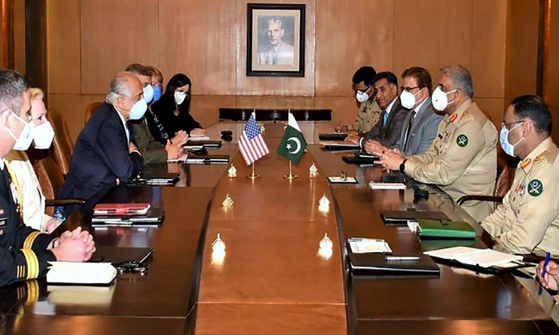 Pakistani Army Chief, U.S. Special Envoy Hold Talks On Afghan Peace Process