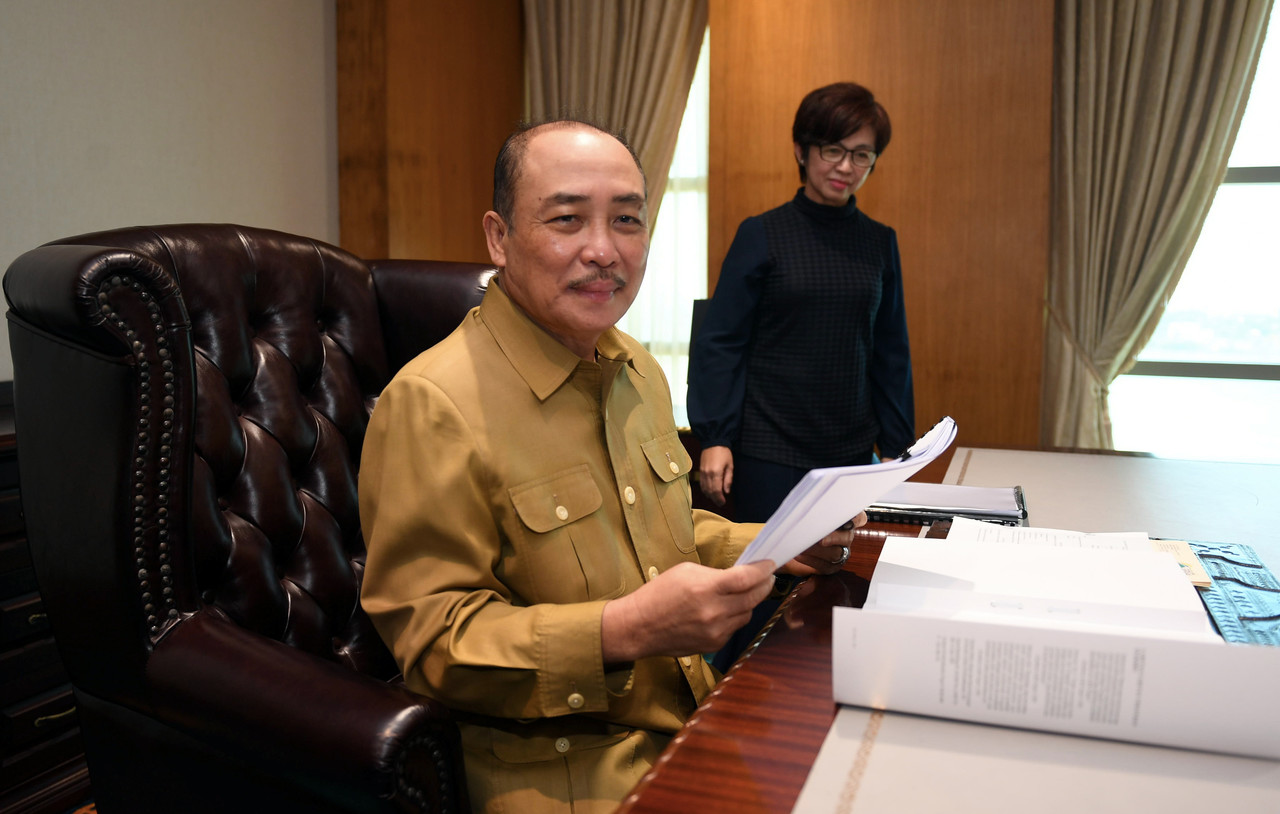 New Sabah CM Hajiji begins official duties
