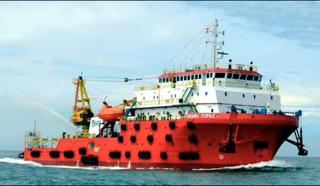 MV Dayang Topaz Update: Crew, vessel in oil platform mishap taken to Miri Port