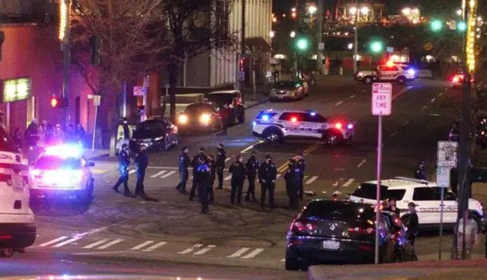 US incident: Police vehicle ploughs into crowd watching street racing, one injured
