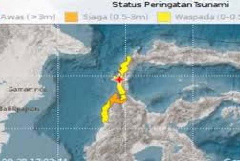 5.8-Magnitude Quake Strikes Off Central Indonesia
