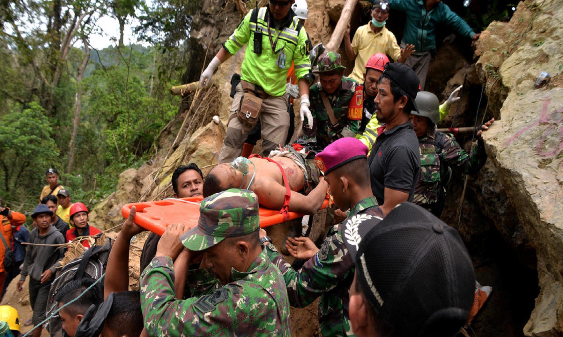 FLASH: At Least Five Killed, About 70 Missing After Landslides In Indonesia’s Gold Mine