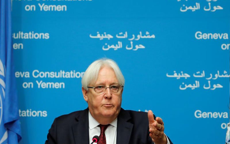 U.N. Envoy Griffiths In Iran To Discuss Yemen Crisis
