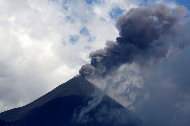 Guatemala’s Pacaya volcano erupts, officials warn of burning projectiles