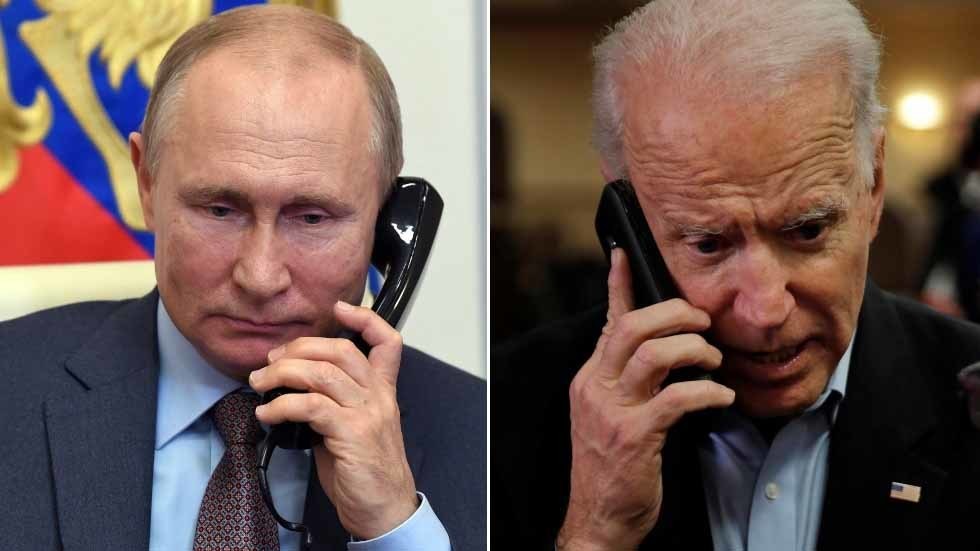 Biden Calls For De-Escalation Following Sanctioning Russia