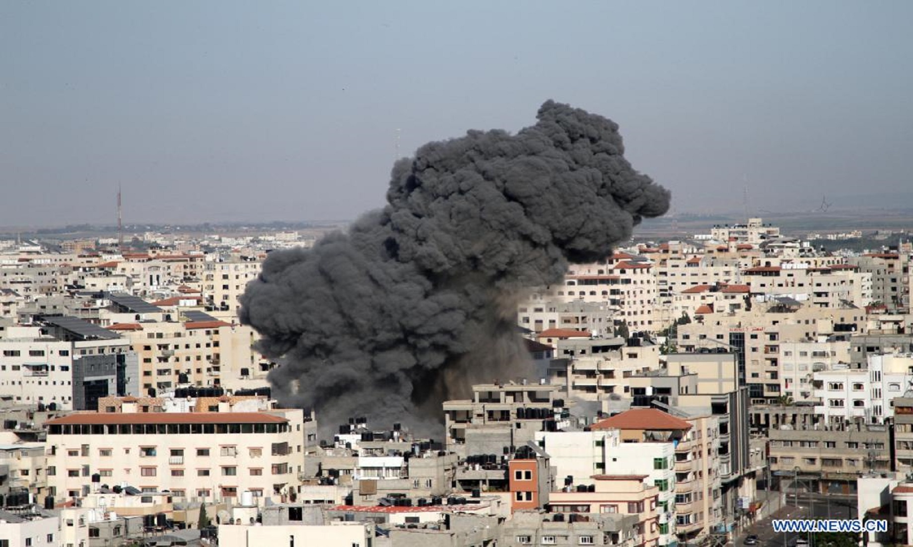 Israeli Fighter Jets Bombard Bank In Gaza