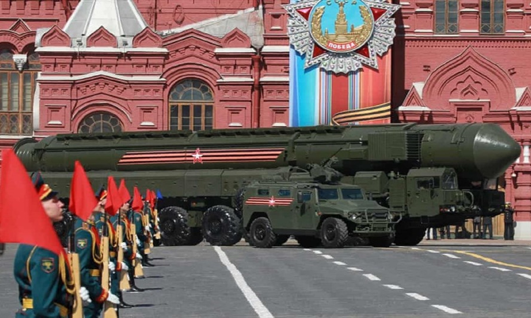 Russia Holds Military Parade To Mark V-Day