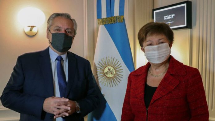 Argentine president holds ‘positive’ talks with IMF chief