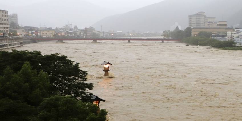 Wide Swathes Of Japan Pummeled By Torrential Rain