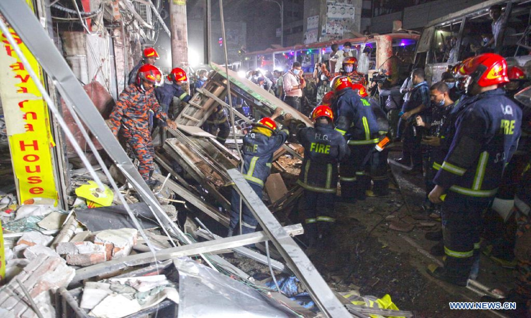 Seven Killed, Dozens Injured In Building Collapse After Explosion In Bangladesh