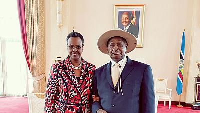 Uganda president swears in First Lady as new Education and Sports minister