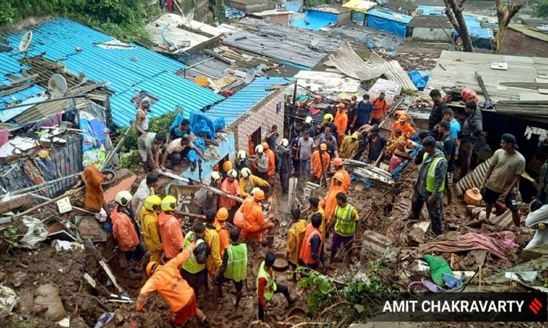 At Least 15 Killed In Two Landslide Incidents In Mumbai