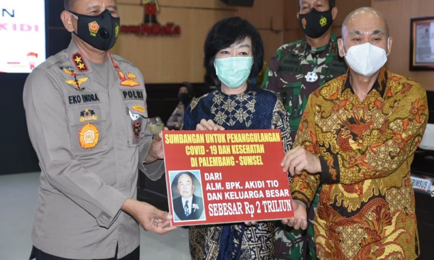 Family Of Late Entrepreneur Donates 138 Million USD For Indonesian Province To Fight COVID-19