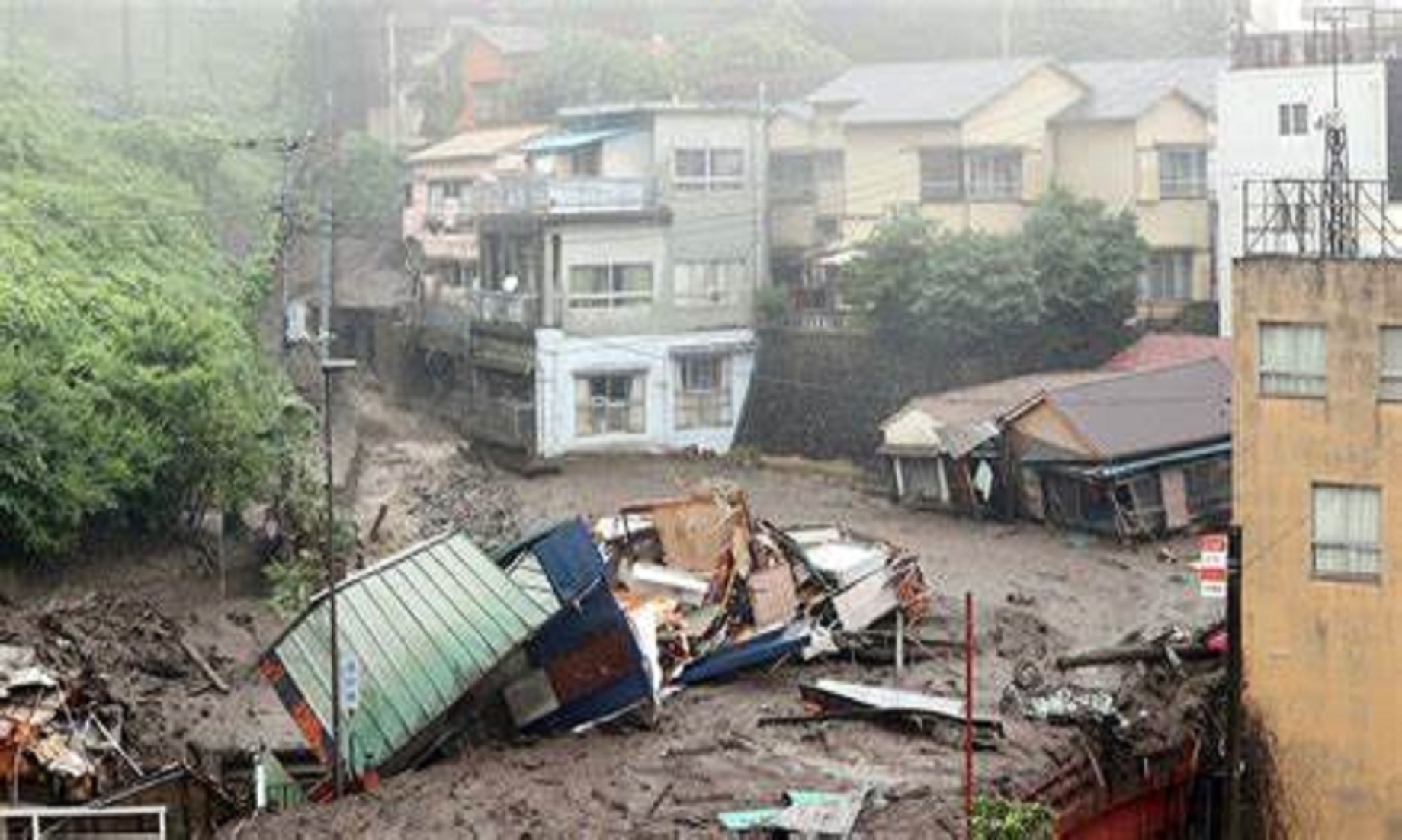 Two Dead, 20 Missing In Massive Mudslide In Central Japan