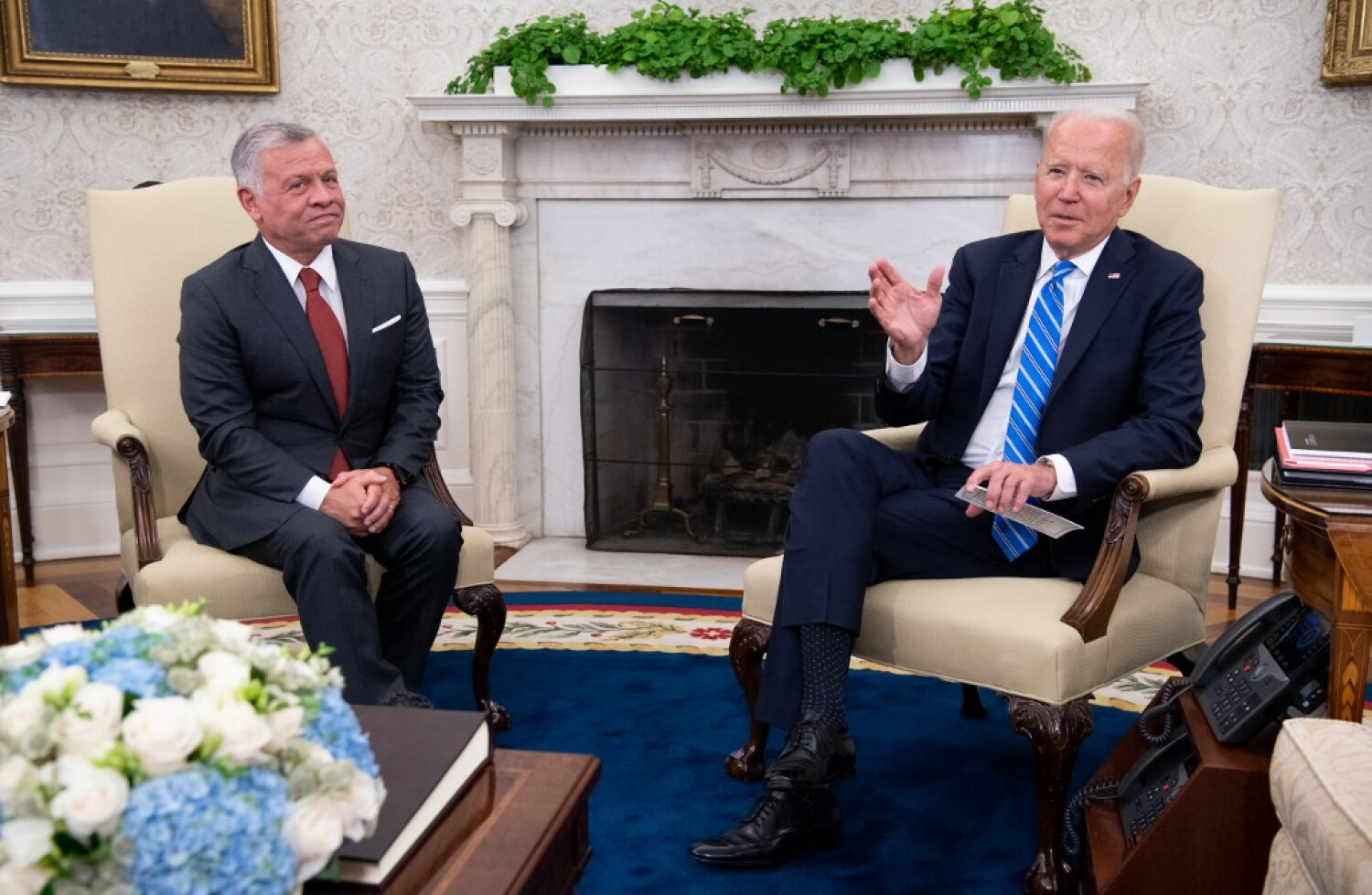 Biden, Jordan King Discuss Ties, Regional Issues
