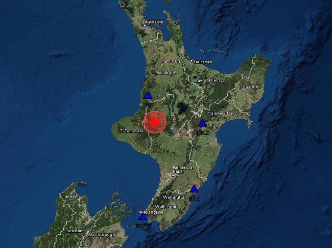 Magnitude 5.1 Quake Hits Central North Island Of New Zealand