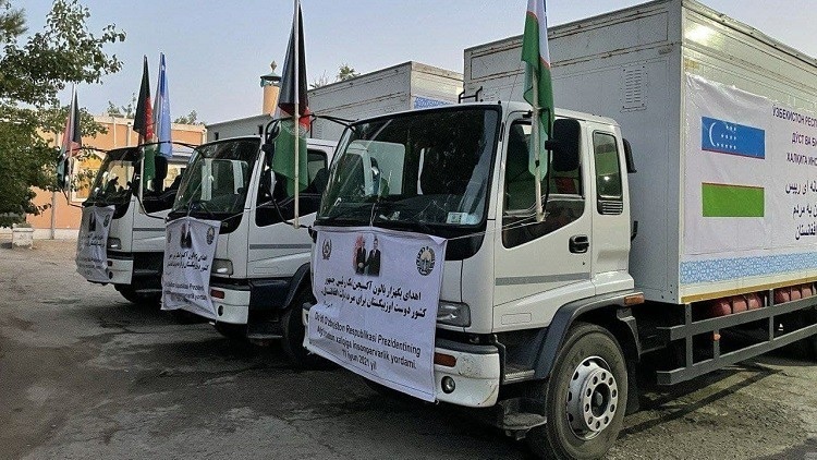 Uzbekistan Sends Humanitarian Aid To Afghanistan
