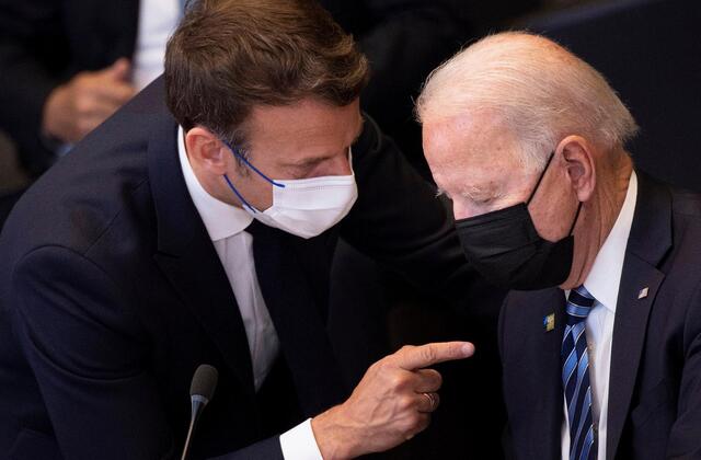 Biden, Macron hold phone call over submarine deal rift