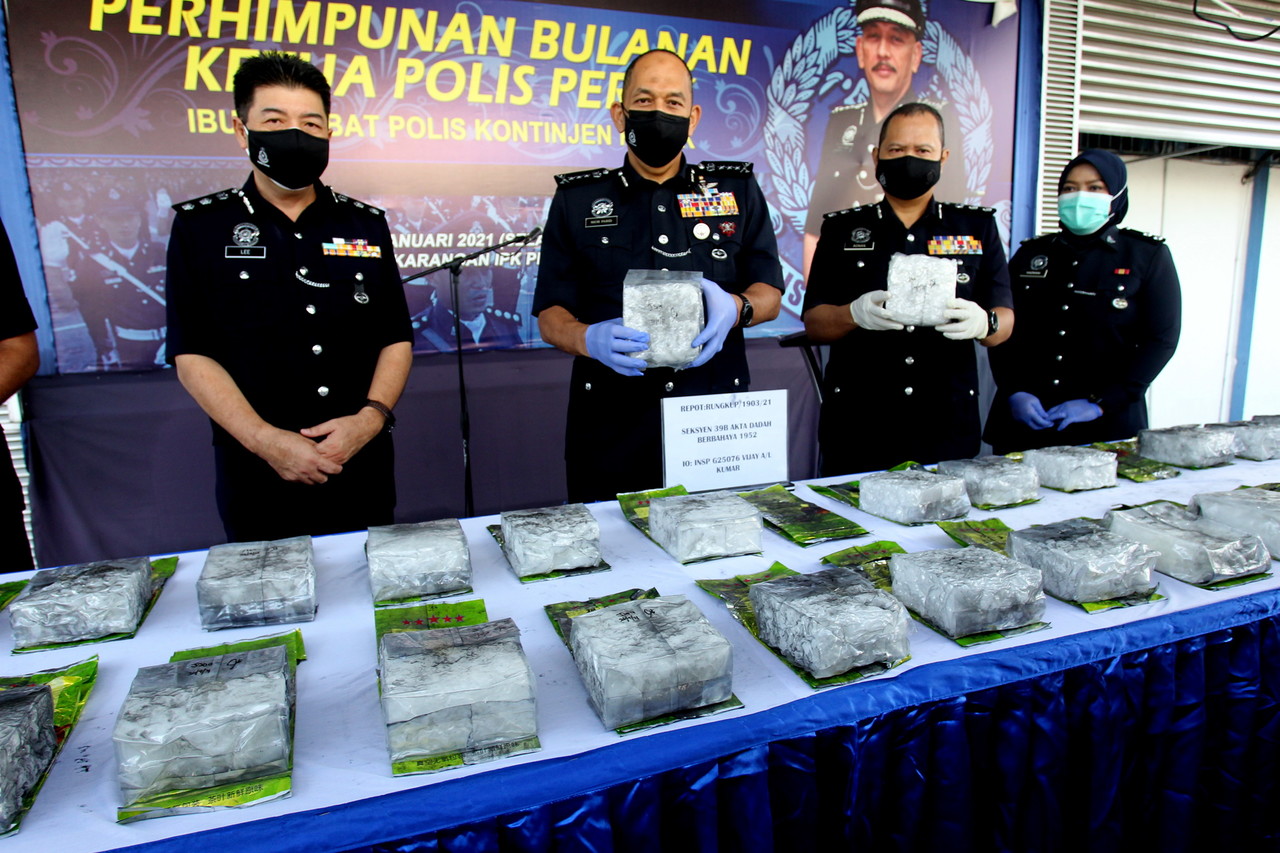 Malaysian Police Detain Indonesian Man, Seize Drugs Worth RM1.74 Million