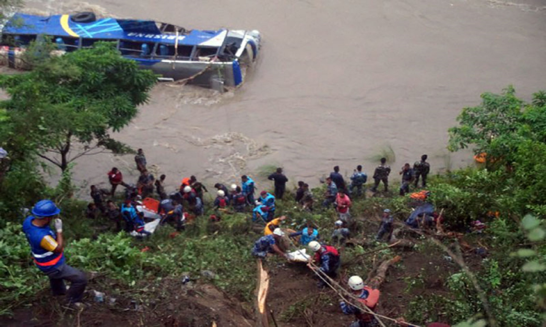 Six Killed, 16 Injured After Bus Plunges Into River In Northeast India