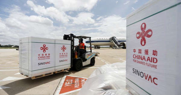 More China-Donated COVID-19 Vaccines Arrive In Cambodia As Kingdom Looks To Reopen Economy