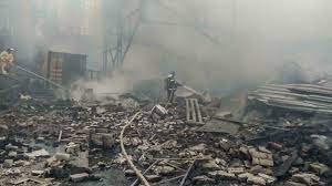 Fire kills 16 at Russian explosives factory