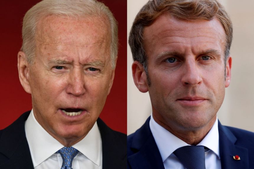 US Pres Biden and French counterpart Macron discuss ‘stronger’ European defense