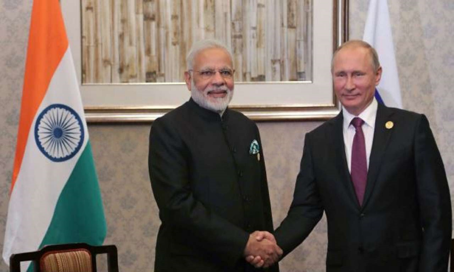 Indian PM, Russian President Meet On Bilateral Ties