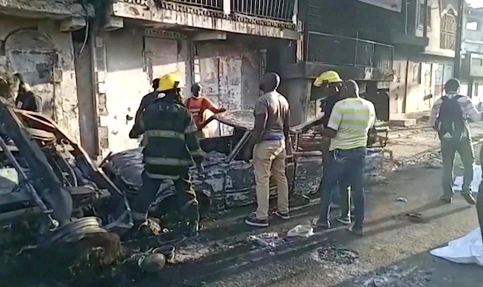Latest: Haiti gas truck explosion deaths rises to 62