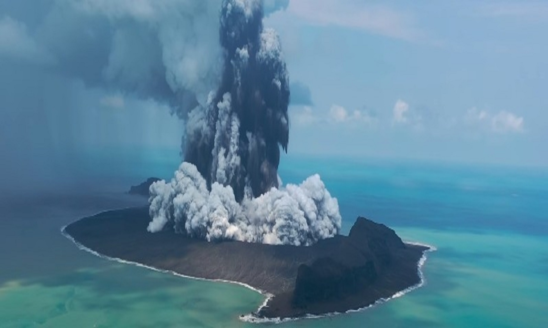 Volcano In Tonga’s Hunga Ha’apai Island Erupts Again