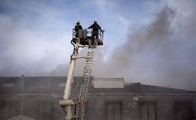 South African national assembly entirely destroyed by fire