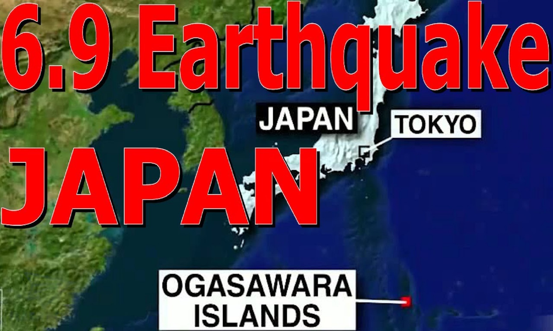 6.9-Magnitude Quake Strikes Off Japan’s Ogasawara Islands, No Tsunami Warning Issued