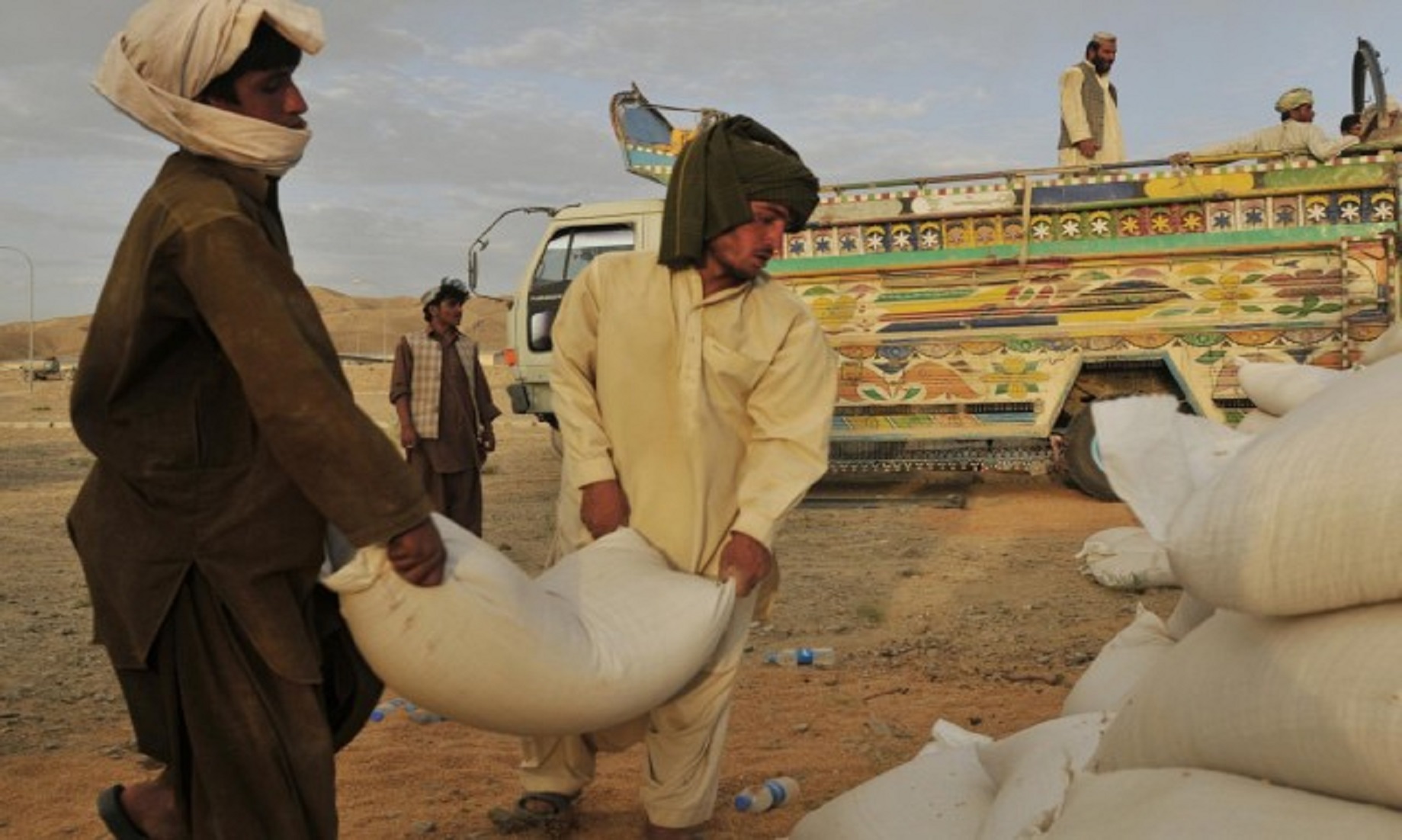 The Afghan Ministry Of Refugee Affairs Began Distributing Chinese Aid Grain