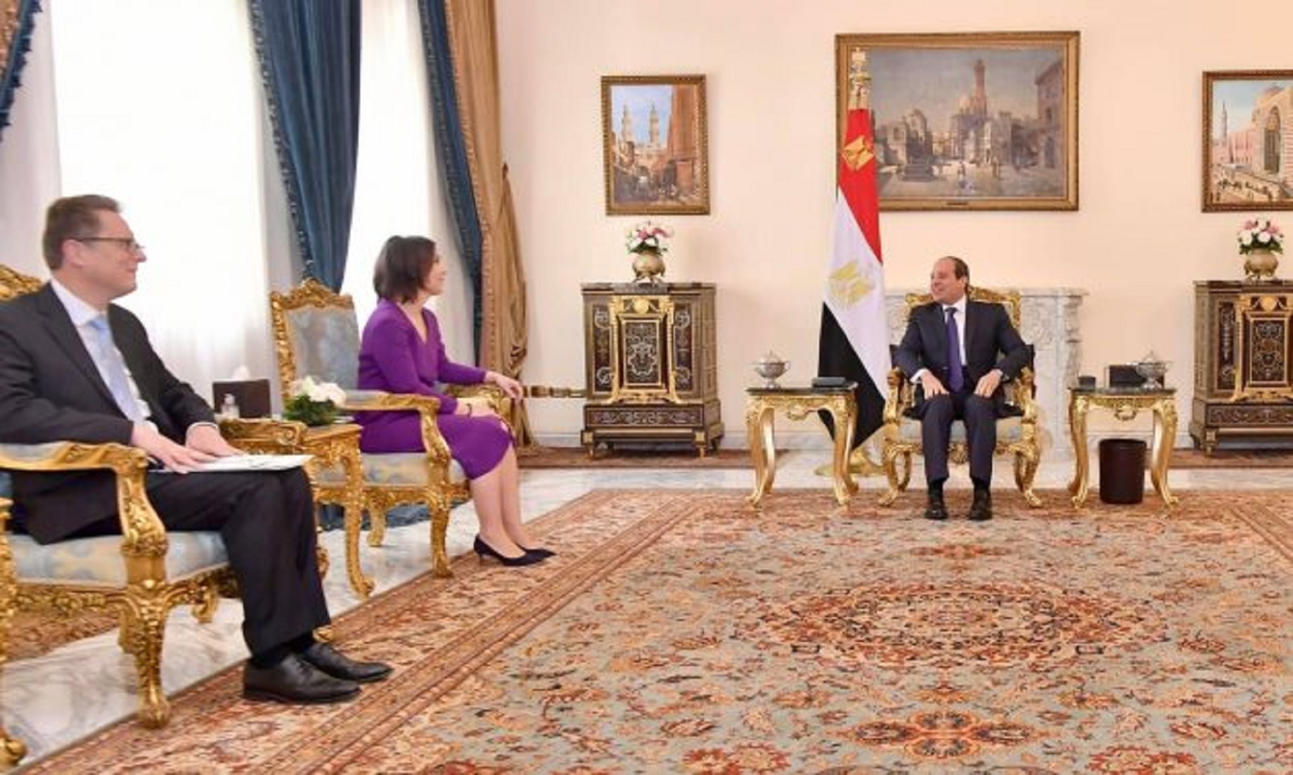 Egypt’s President, German FM Discuss Cooperation, Regional Issues