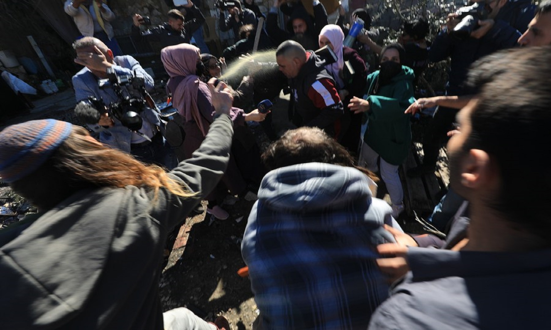 Clashes Erupt Between Palestinians, Jewish Settlers In E. Jerusalem