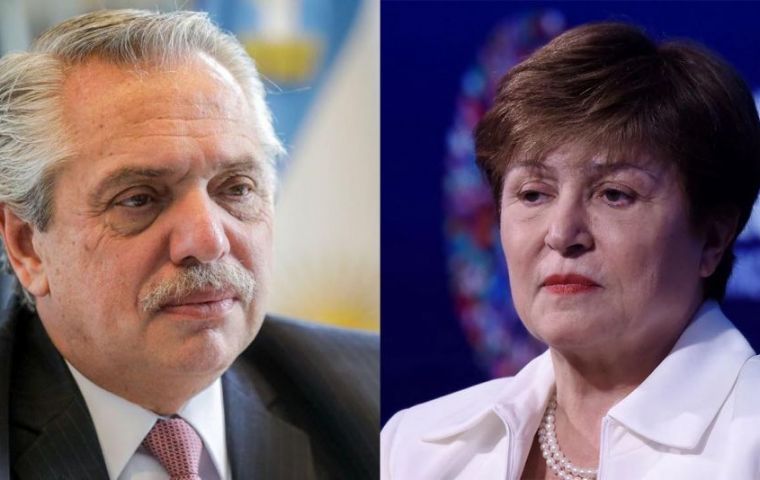 Argentine debt: President Fernández, IMF MD Georgieva hold talk ahead of IMF’s board vote