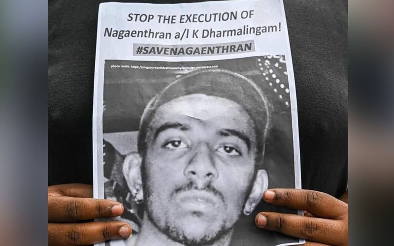Malaysian on death row Nagaenthran hanged in Singapore