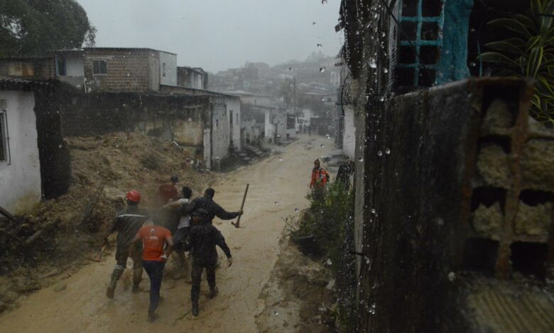 Brazil: Death toll rises to near 80 from downpours as search continues